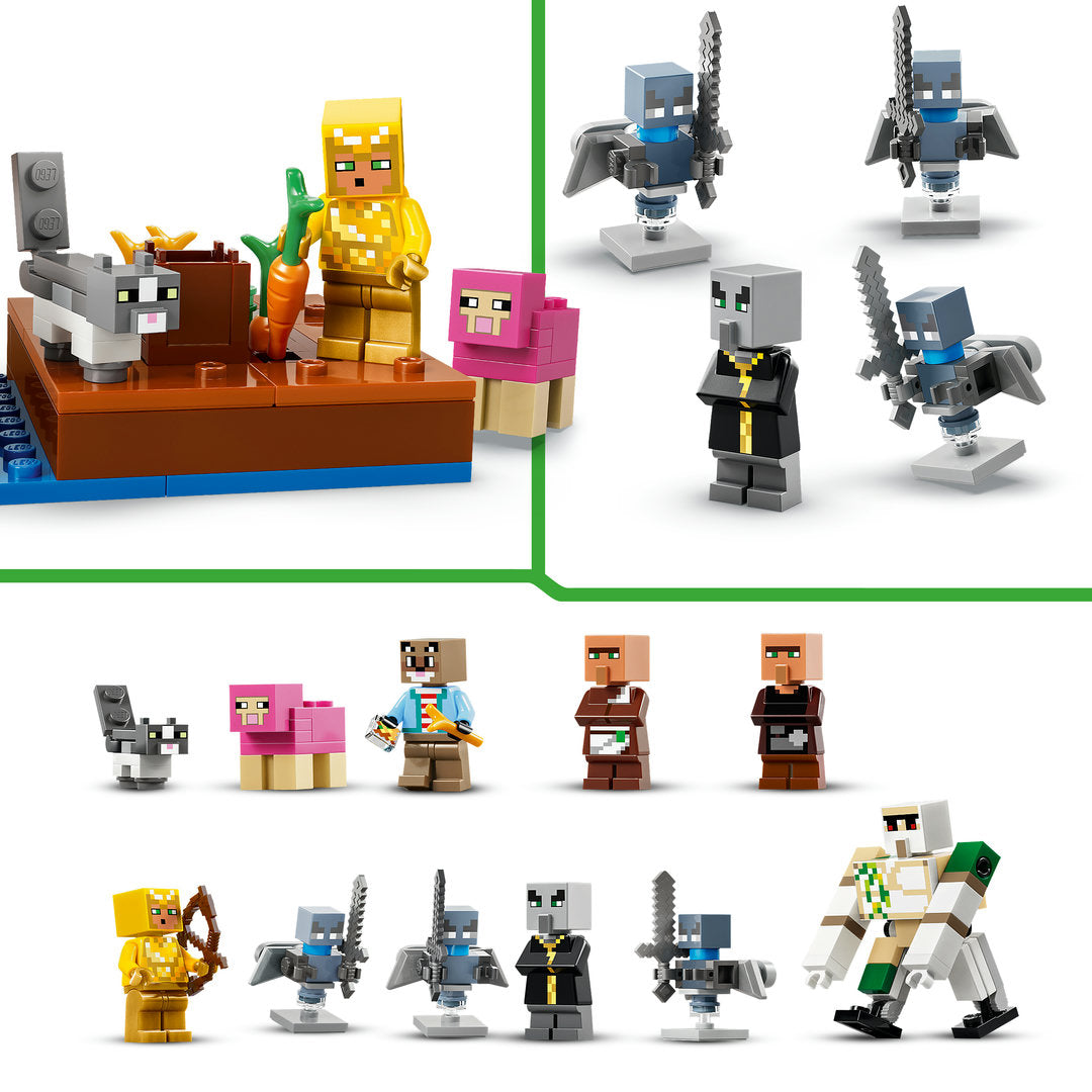 lego minecraft oproeper dorpsaanval | 21596 | 3