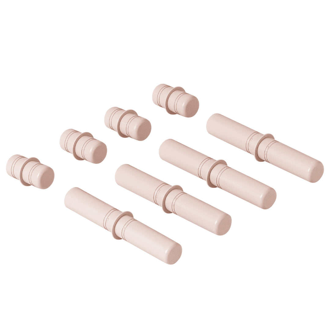 modu verbindingspinnen - lichtroze - 8st | M-WNP-8XP-NA-SR | 