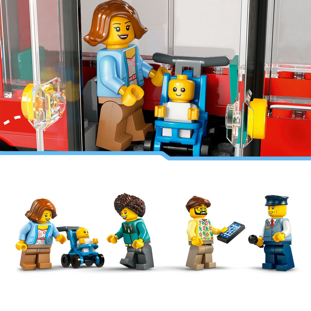 LEGO city toeristische rode dubbeldekker