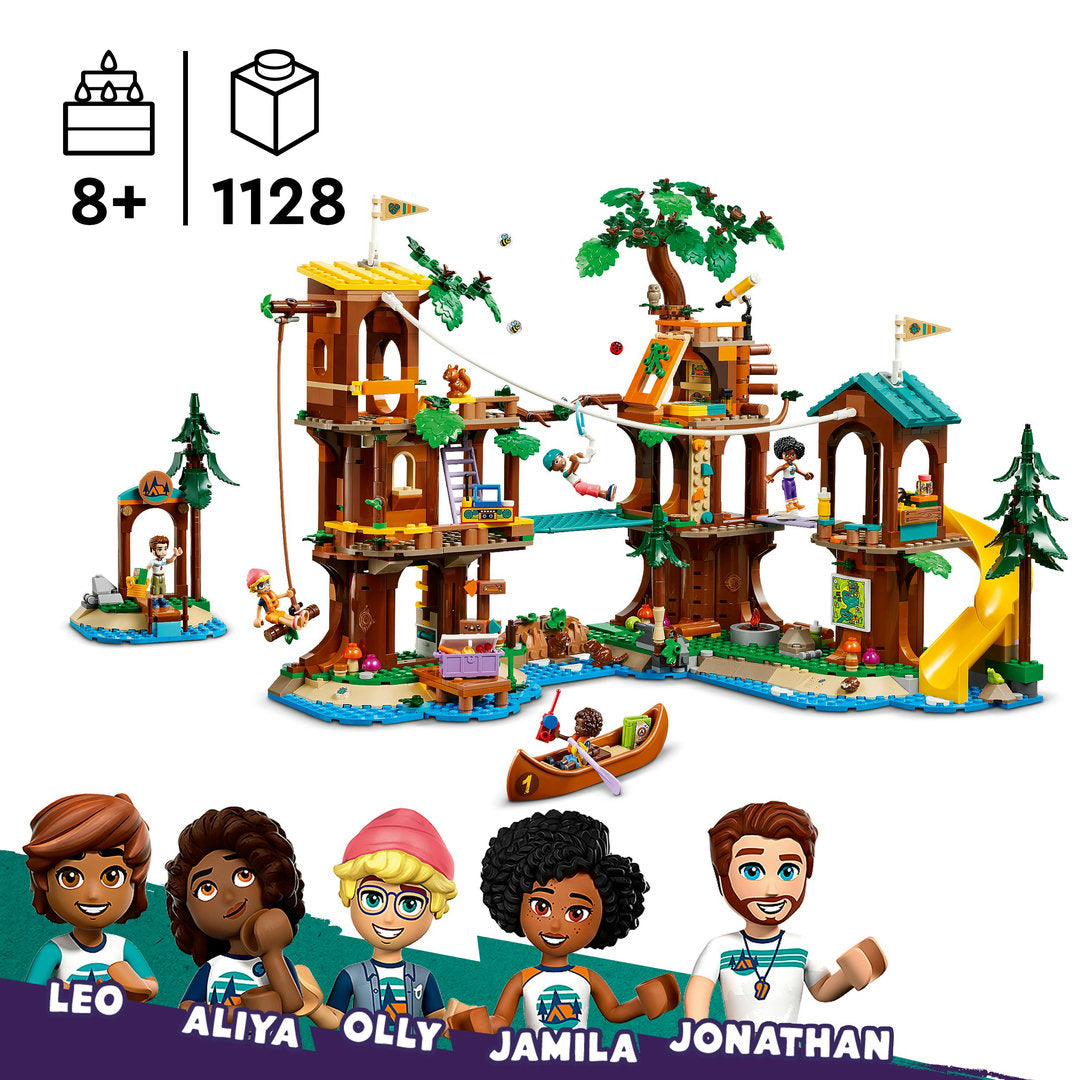 LEGO friends avonturenkamp boomhut speelset