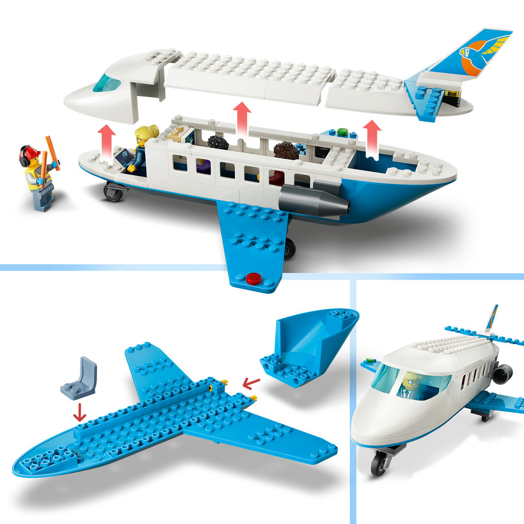 lego city passagierstoestel vliegtuig | 60492 | 2