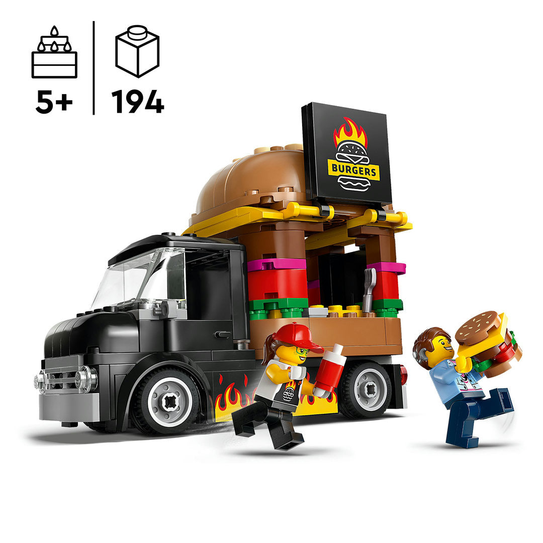 LEGO city hamburgertruck bouwset
