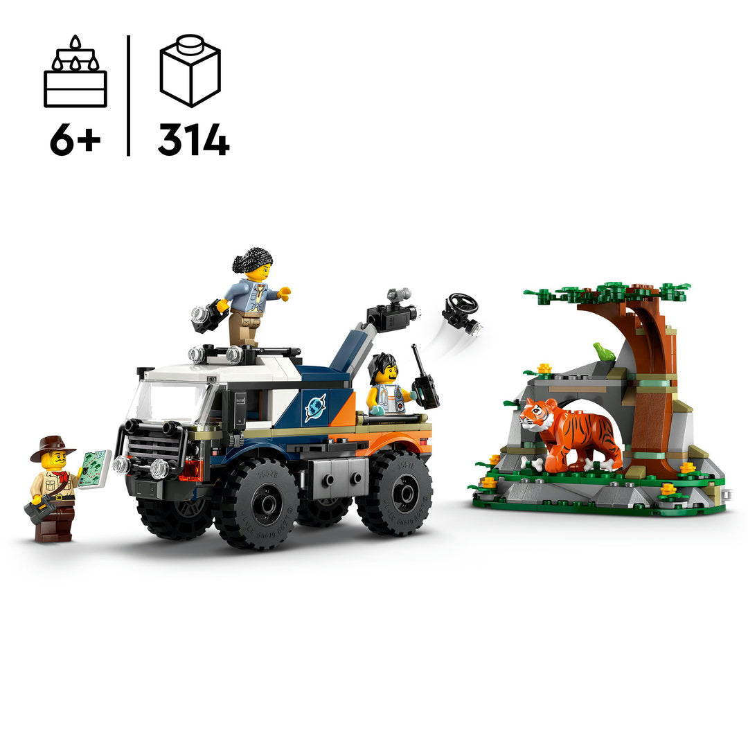 LEGO city jungleonderzoekers offroad truck