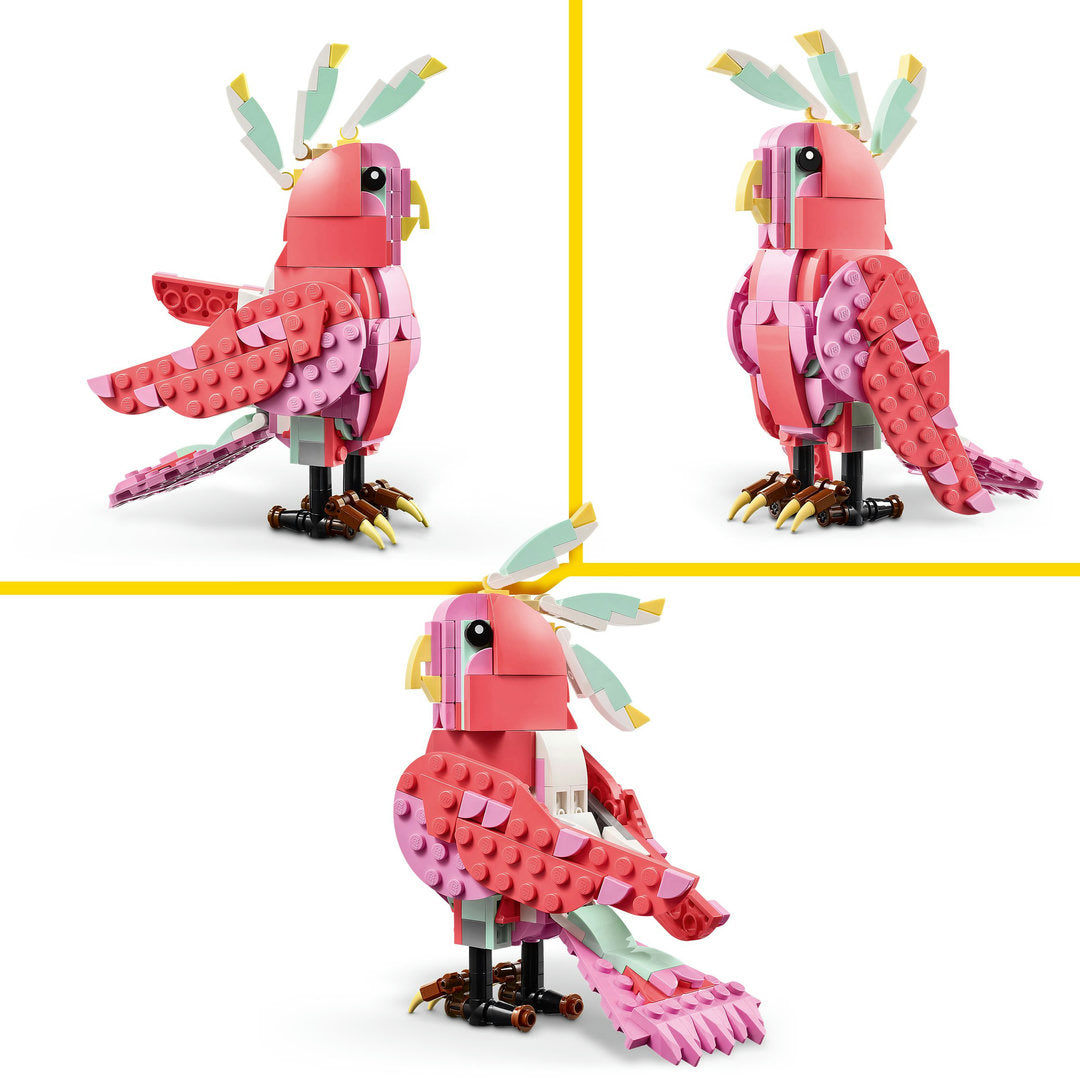 LEGO creator 3-in-1 wilde dieren roze flamingo set