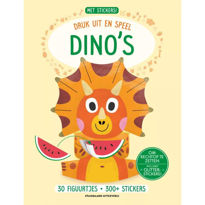 uitgeverij wpg druk uit en speel - dino's | WPG1528718 | 