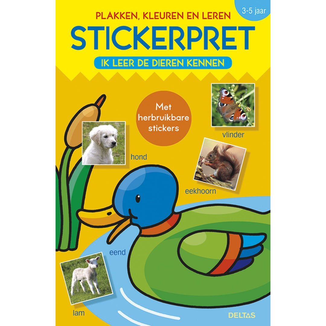 stickerpret - ik leer de dieren kennen