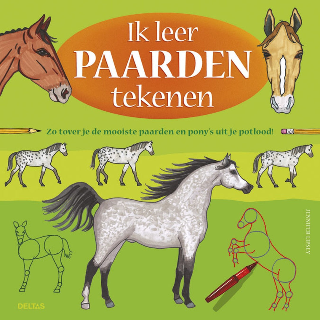 ik leer paarden tekenen