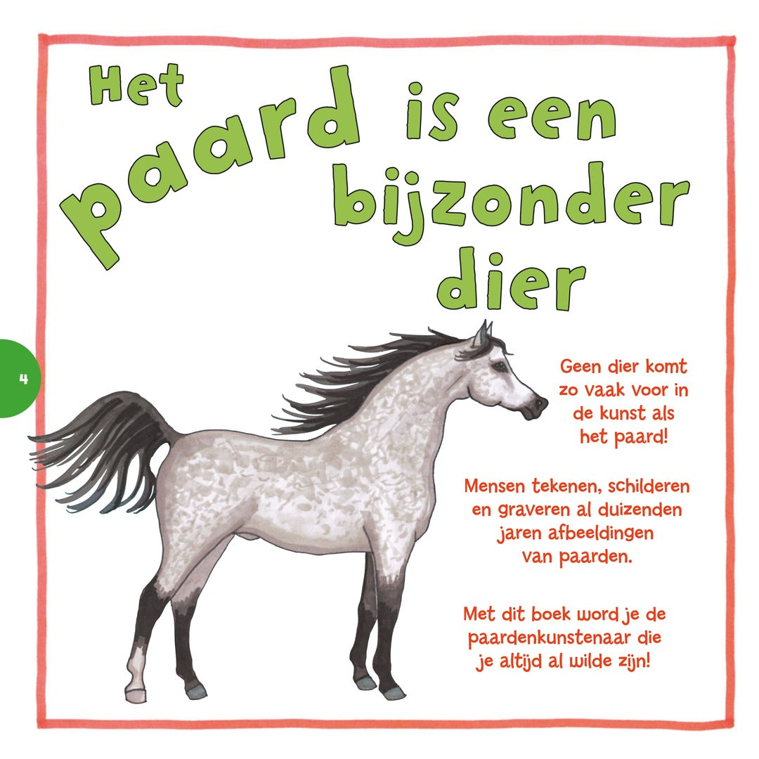 ik leer paarden tekenen