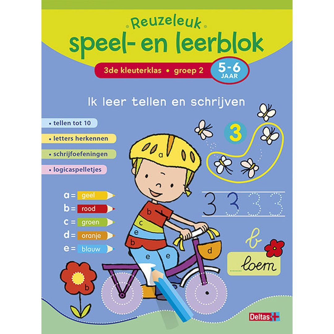 reuzeleuk speel- en leerblok ik leer tellen en schrijven