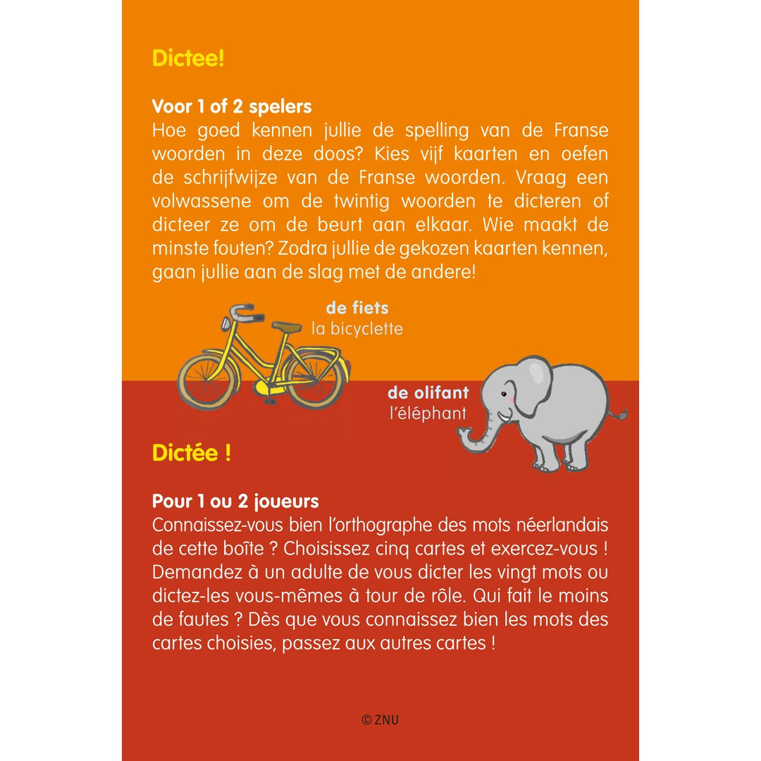speel- en leerkaarten - ik leer franse woorden