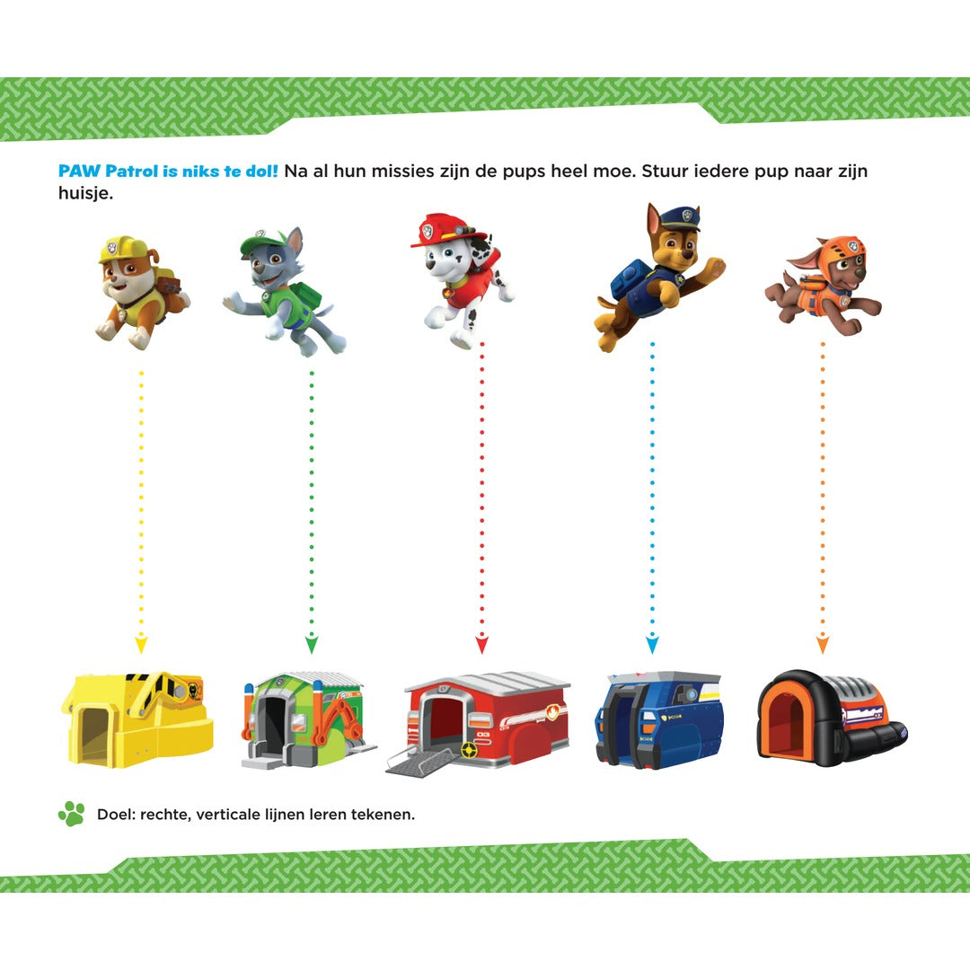 paw patrol eerste schrijfspelletjes