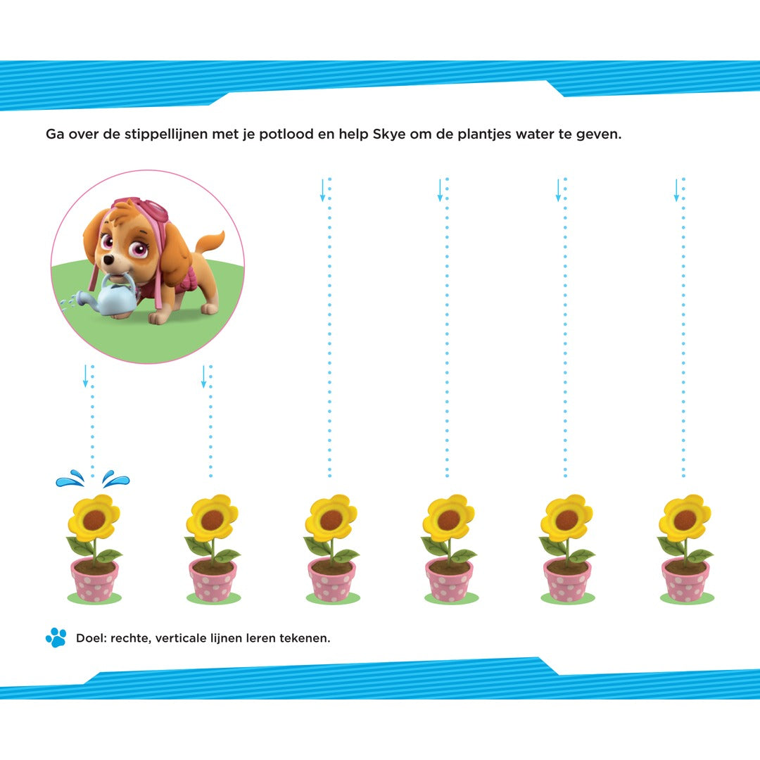 paw patrol eerste schrijfspelletjes