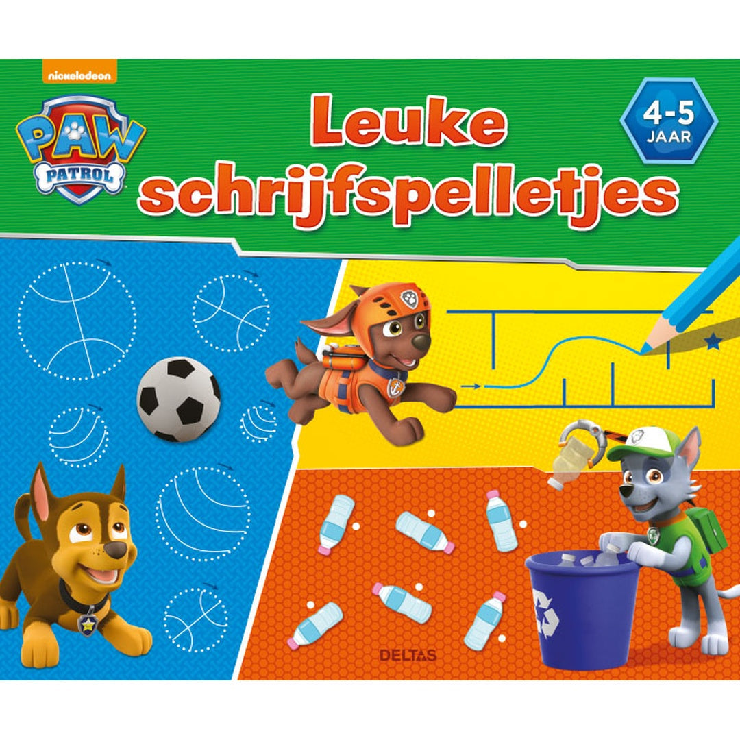 paw patrol leuke schrijfspelletjes