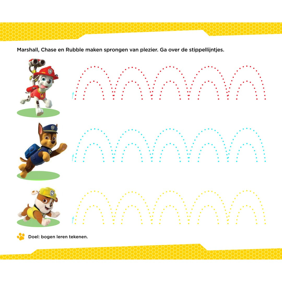 paw patrol leuke schrijfspelletjes