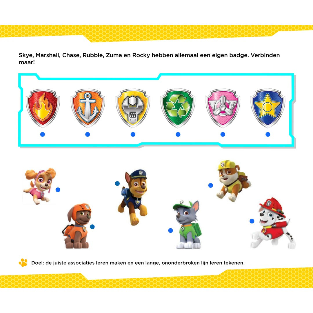 paw patrol leuke schrijfspelletjes