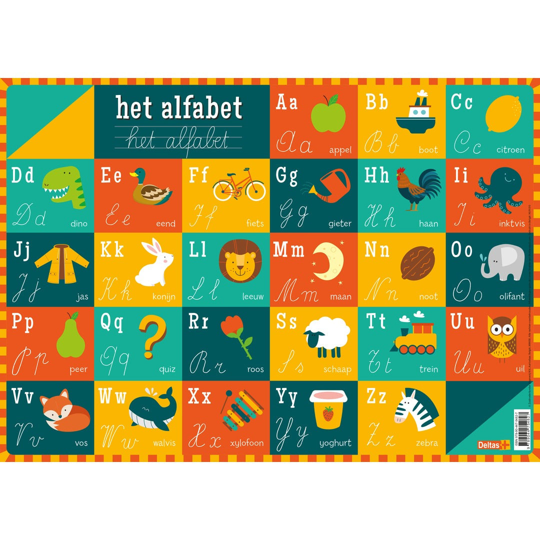placemat - het alfabet