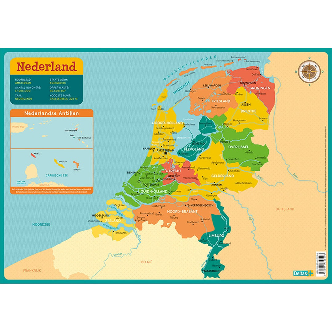 placemat - kaart nederland