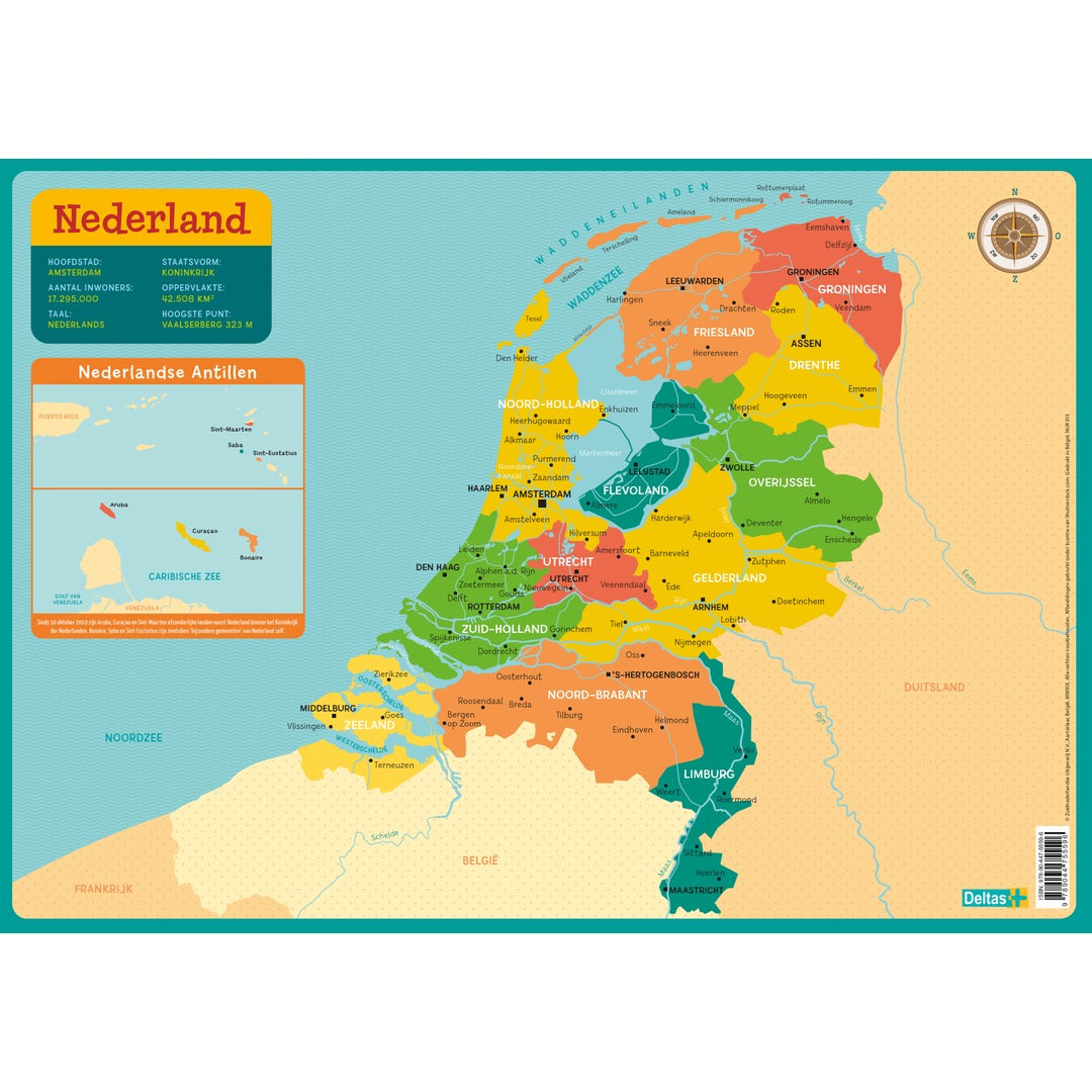 placemat - kaart nederland