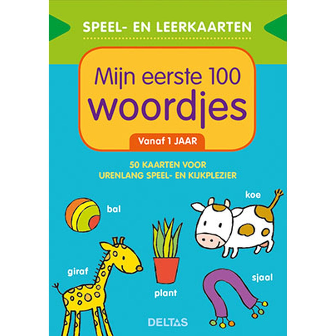 speel- en leerkaarten - mijn eerste 100 woordjes