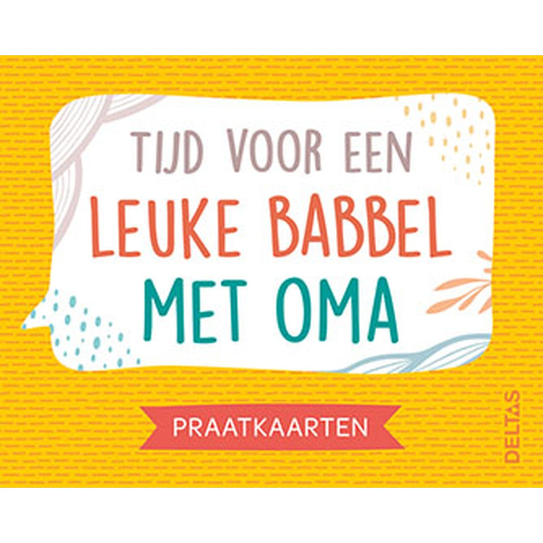 tijd voor een leuke babbel met oma - praatkaarten