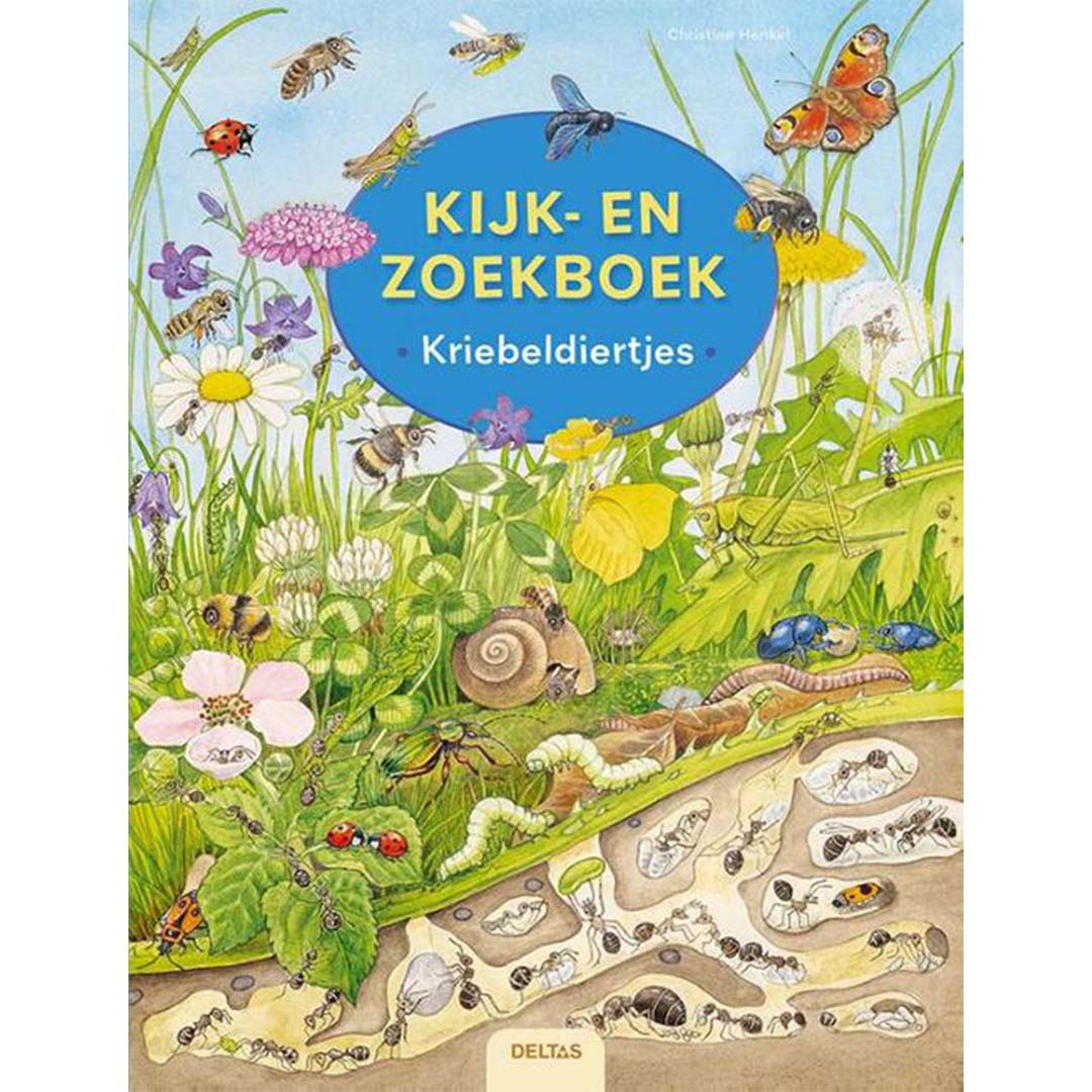 uitgeverij deltas kijk- en zoekboek kriebeldiertjes
