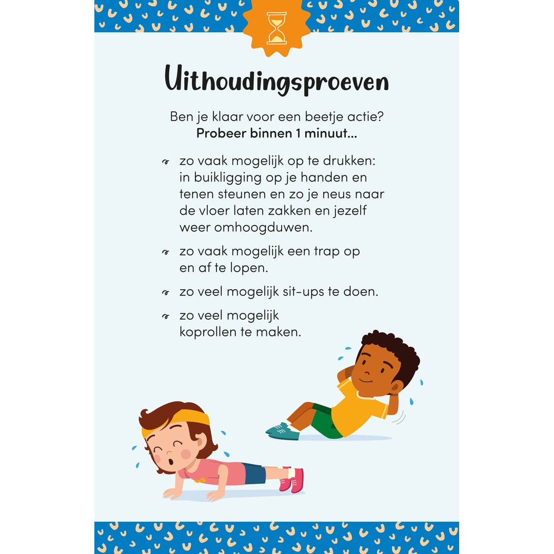 de leukste 1-minuutspelletjes - met zandloper