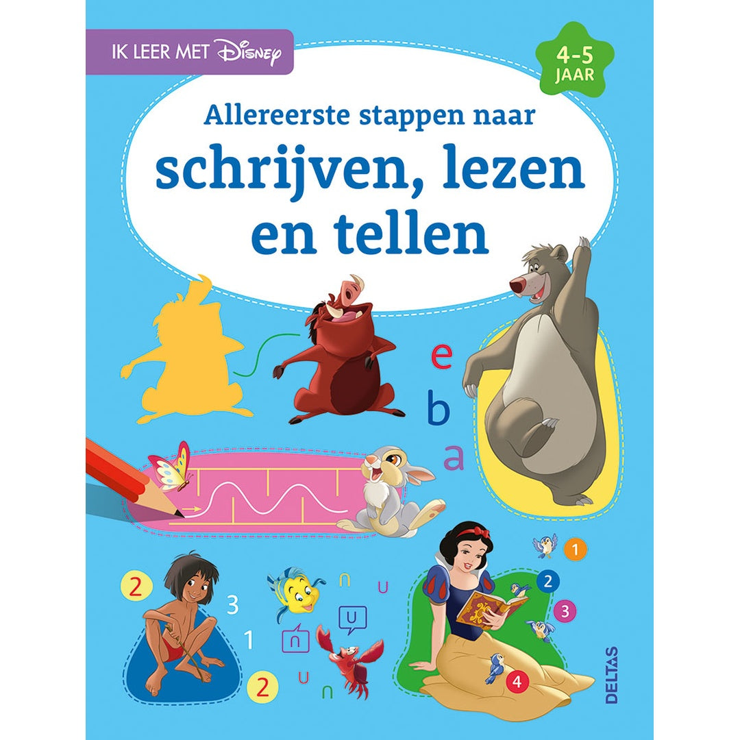 disney ik leer met - allereerste stappen naar schrijven, lezen en tellen
