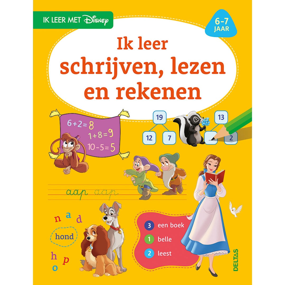 disney ik leer met - ik leer schrijven, lezen en rekenen