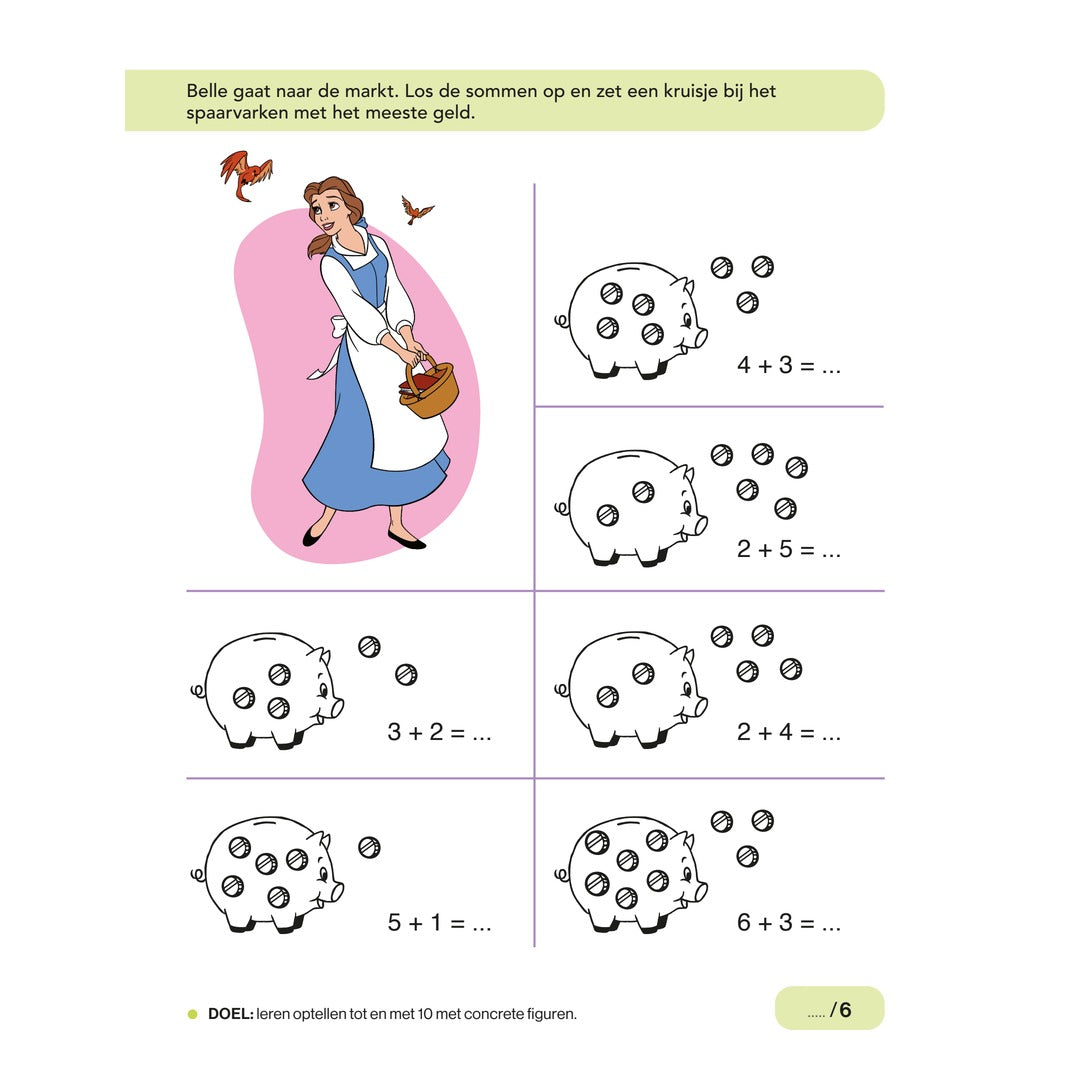disney ik leer met - ik leer schrijven, lezen en rekenen