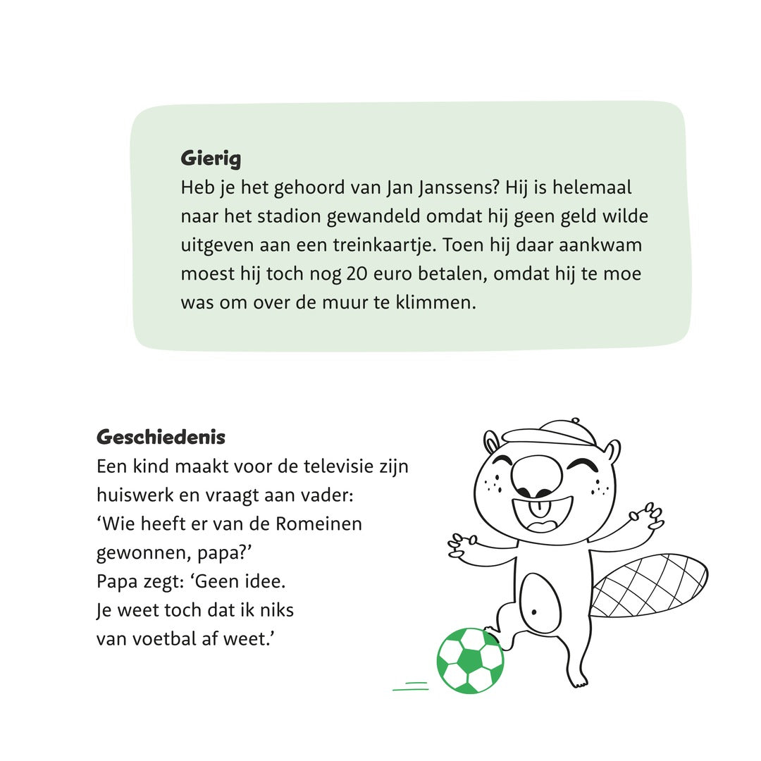 101 hilarische voetbalmoppen voor kinderen