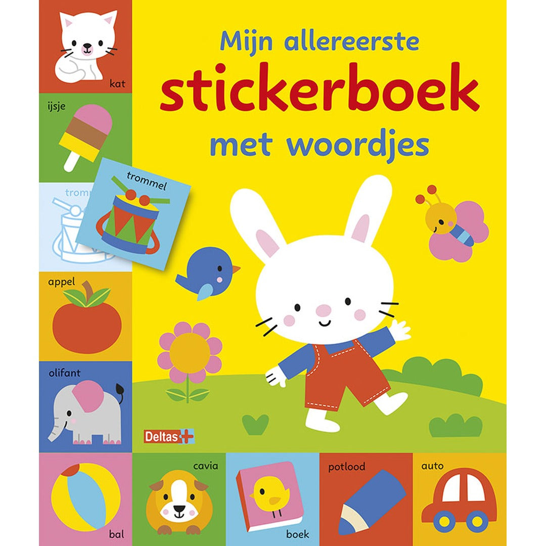 mijn allereerste stickerboek met woordjes - spelen en leren met billi