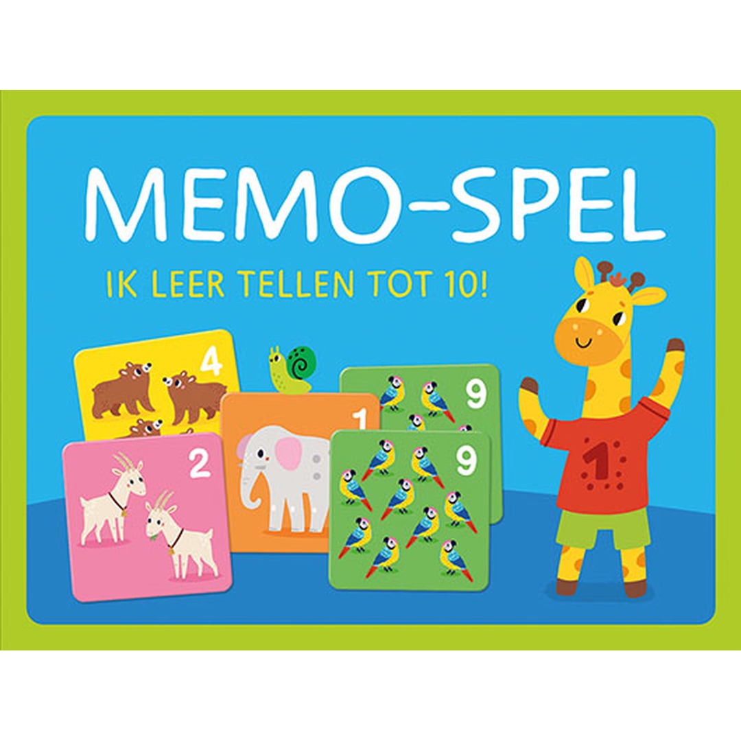 ik leer tellen tot 10! memo-spel