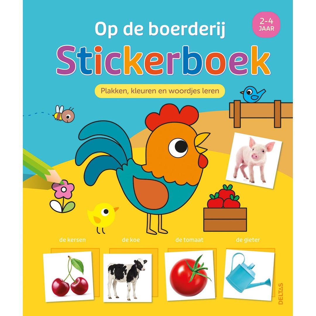 op de boerderij stickerboek