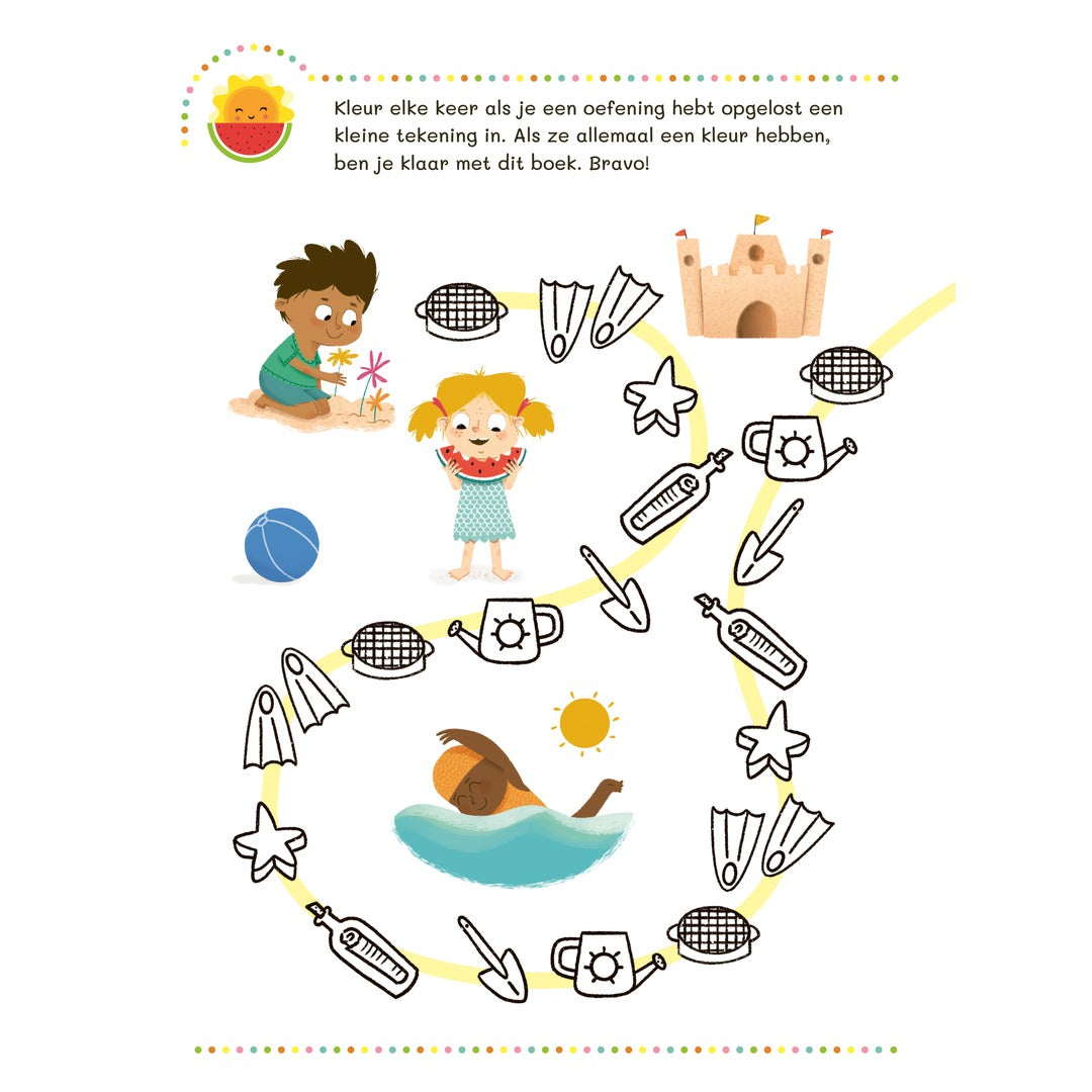 vakantie oefenpret - leuke herhalingsoefeningen taal, spelling en rekenen - naar het 3de leerjaar / naar groep 5