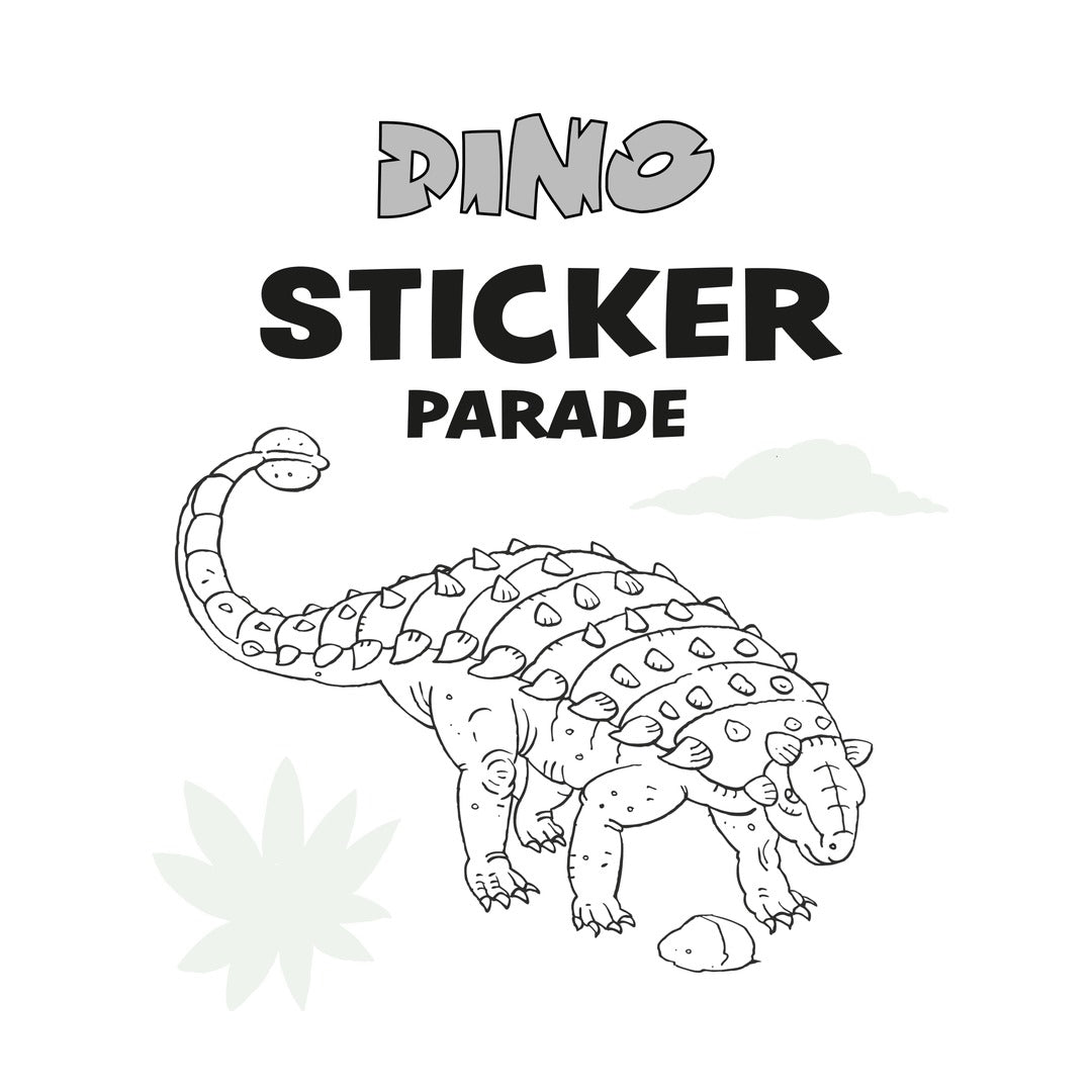 dino sticker parade