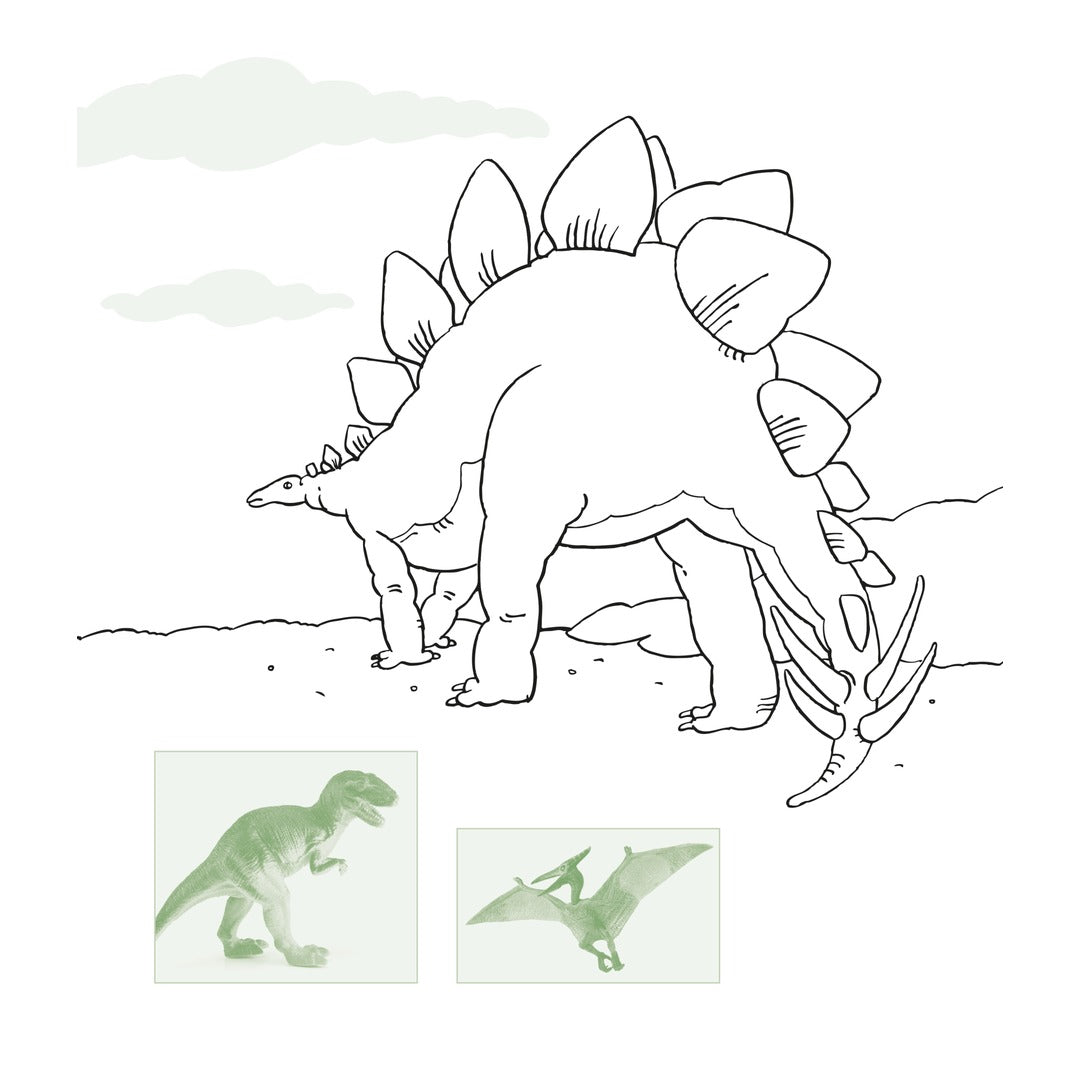 dino sticker parade