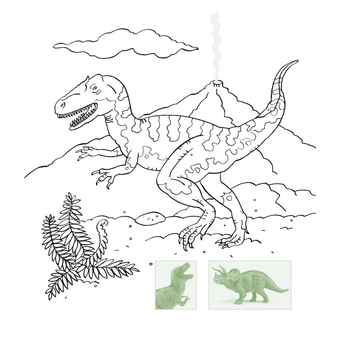 dino sticker parade