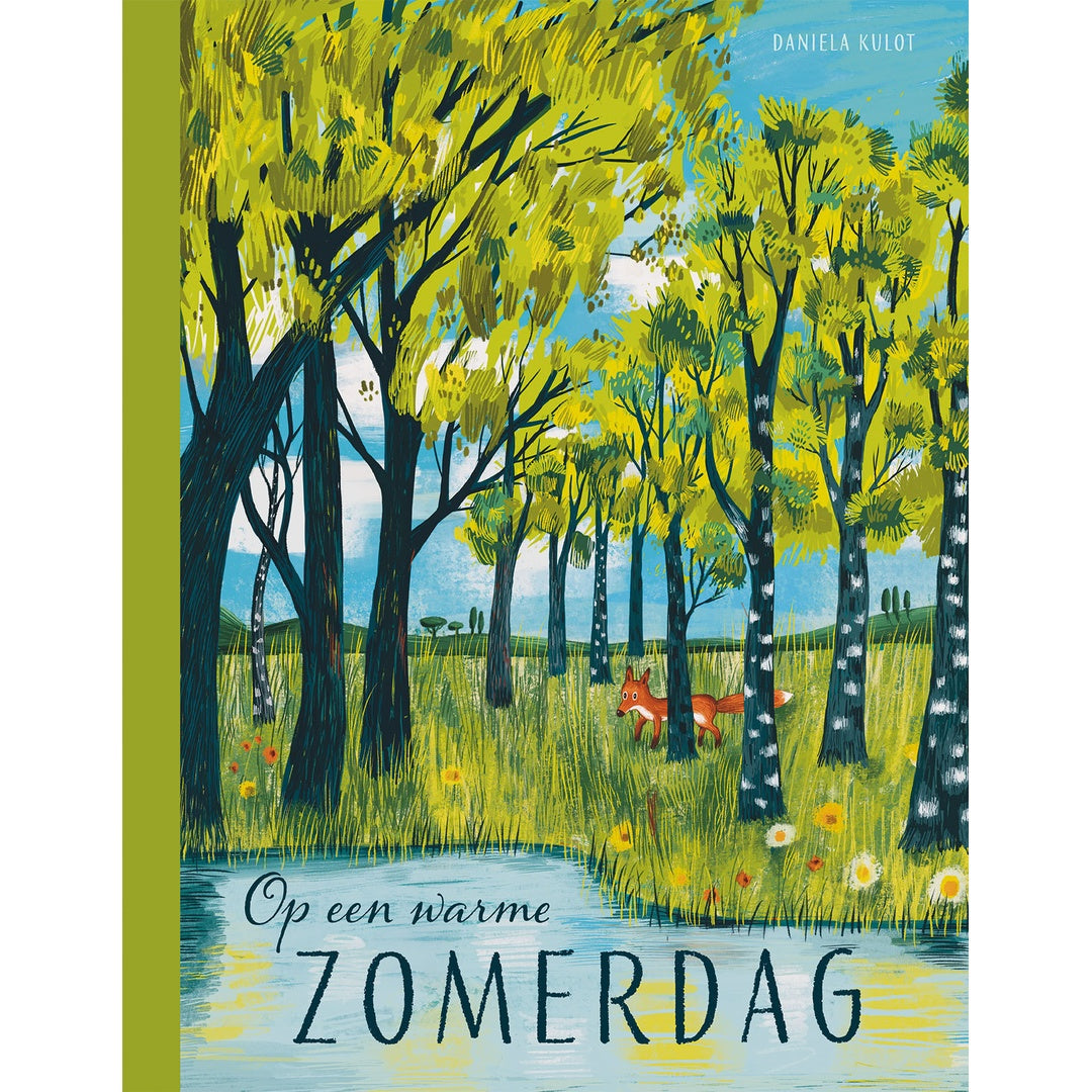 op een warme zomerdag