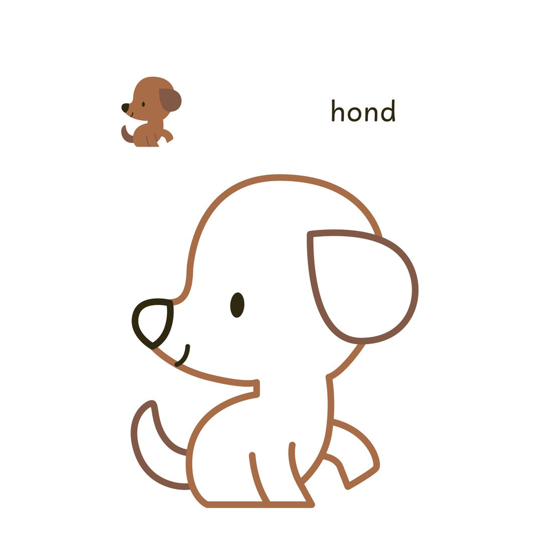 lieve dieren kleurpret - spelen en leren met billi