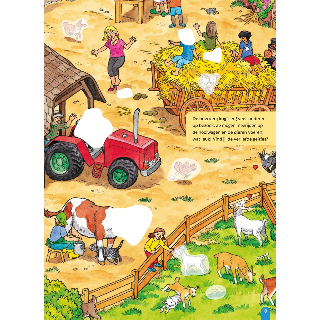 mijn leuke zoekboek met stickers - dieren
