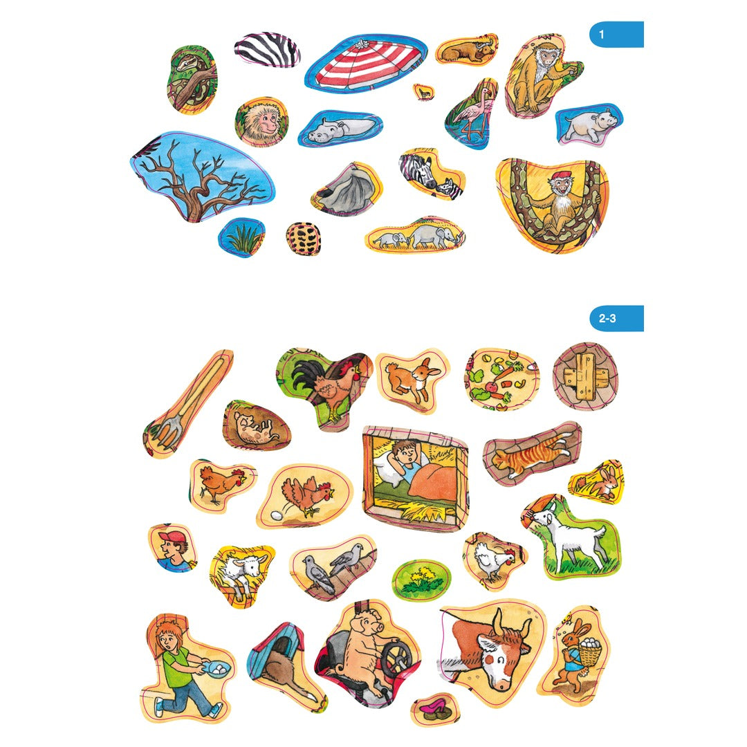 mijn leuke zoekboek met stickers - dieren