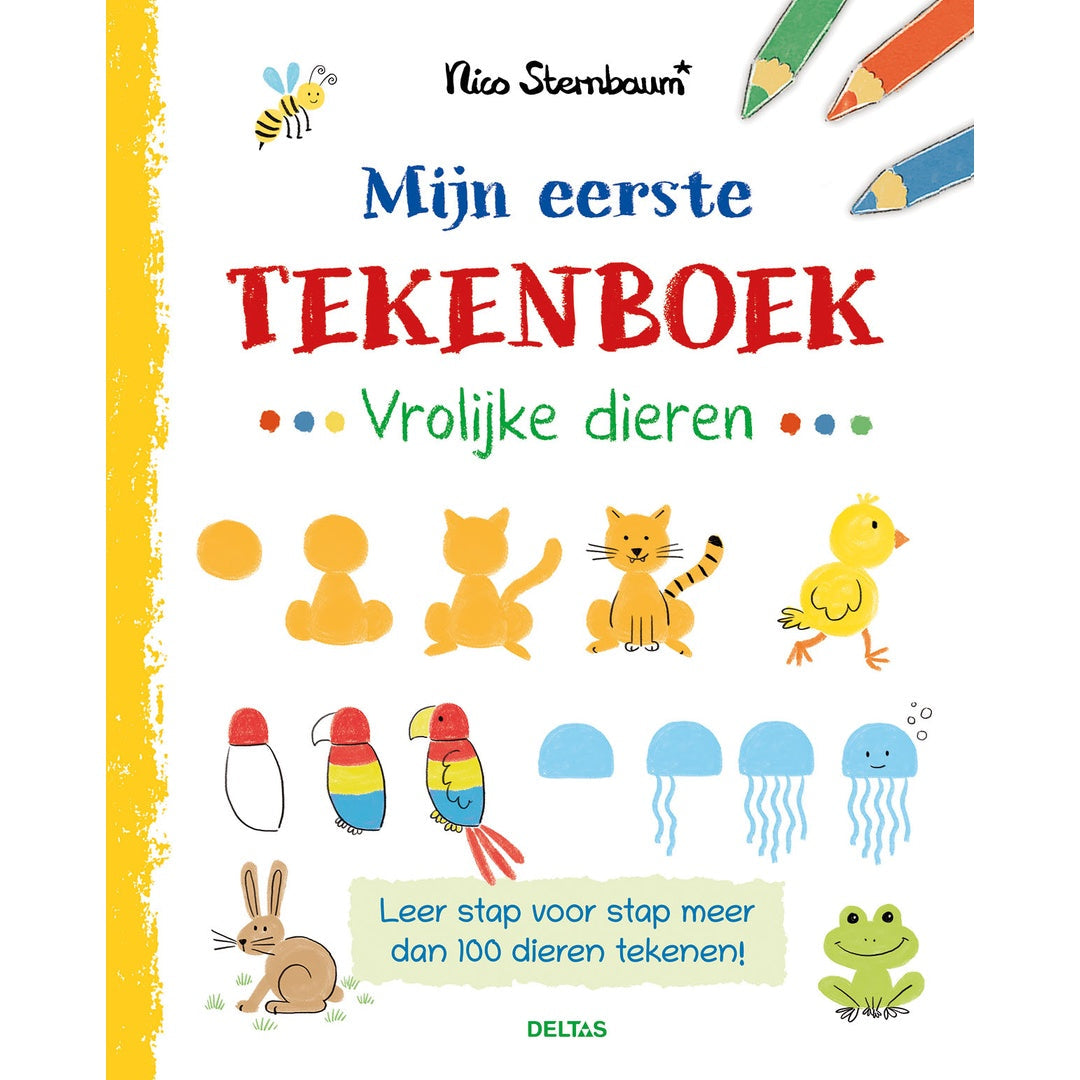 mijn eerste tekenboek vrolijke dieren