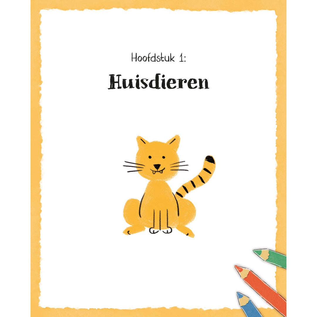 mijn eerste tekenboek vrolijke dieren