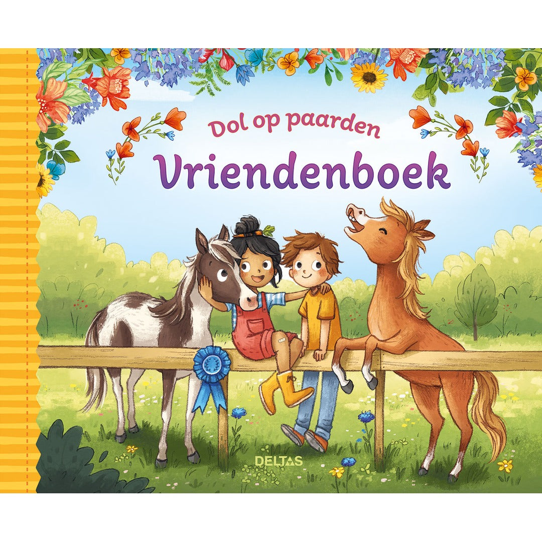 dol op paarden vriendenboek