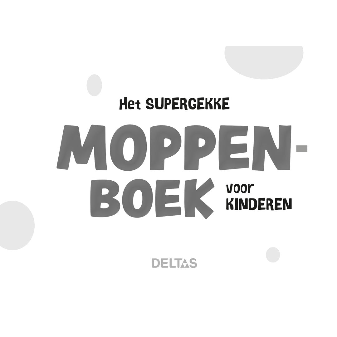 Deltas het supergekke moppenboek voor kinderen in zwart-wit