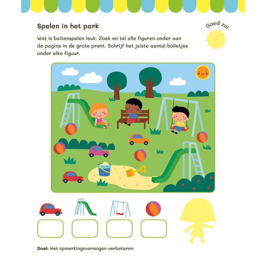 vakantie oefenboek met stickers - naar de 3de kleuterklas / naar groep 2