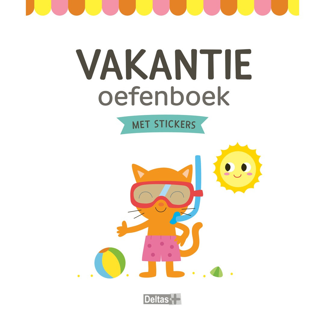 vakantie oefenboek met stickers - naar het 1ste leerjaar / naar groep 3