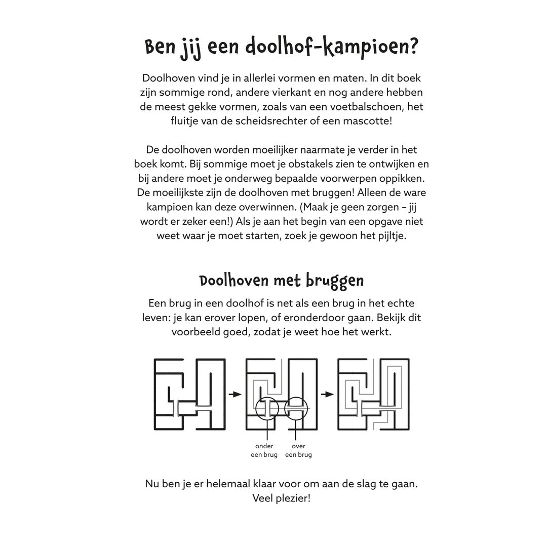 de leukste voetbal doolhoven
