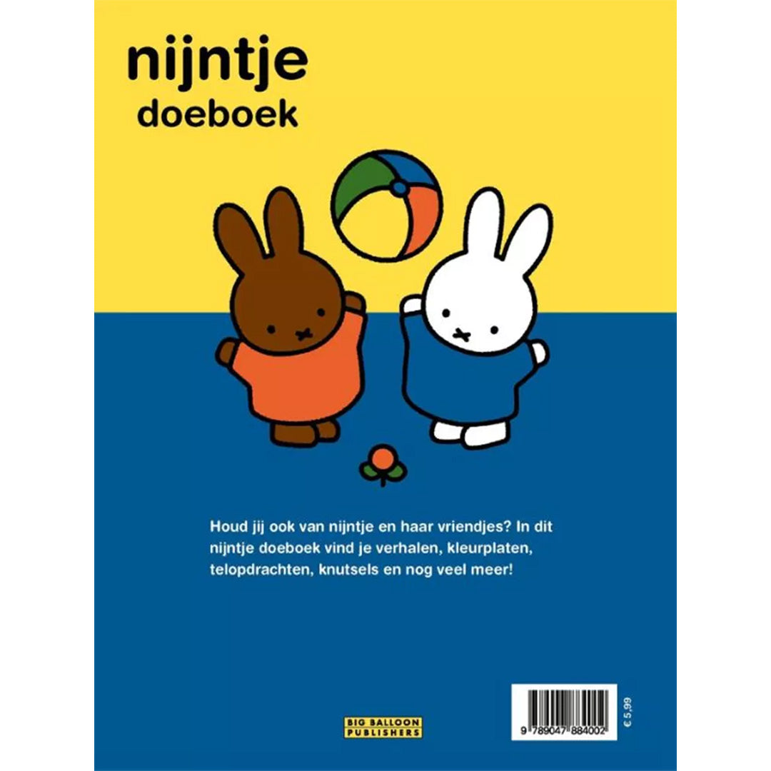 uitgeverij big balloon nijntje doeboek | 1298400 | achterkant