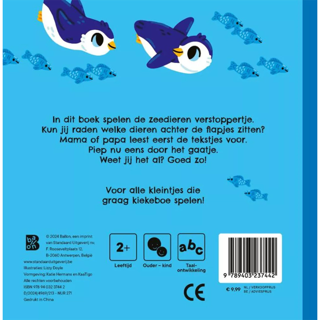 uitgeverij ballon kiekeboe: in de zee |  1233744 | 4